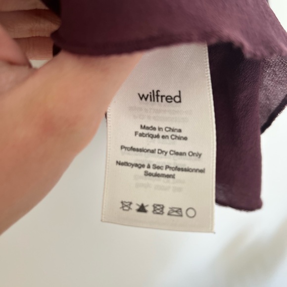 Wilfred purple slip dress lightweight size XS - Picture 4 of 6